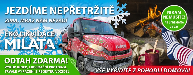 Likvidace vozidel Havířov - Zimní odtahy na likvidaci, odvozy aut zdarma, výkup ihned, na úřad nemusíte.